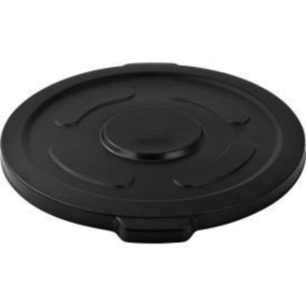 Global Equipment Global Industrial„¢ Plastic Trash Can Lid - 55 Gallon Black XDW-L55BK